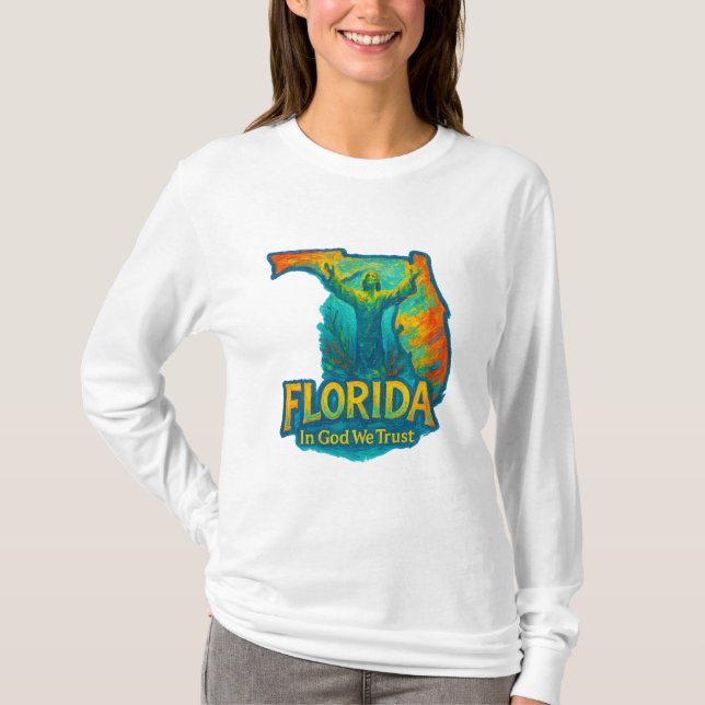 Florida State Artistic T-Shirt – Oil Paint Brush- (Front)