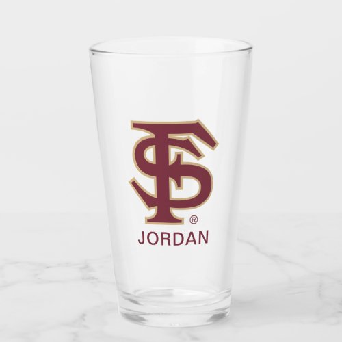 Florida State Baseball Glass