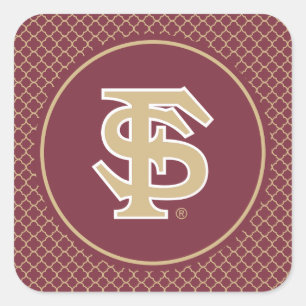 Florida State Baseball Square Sticker