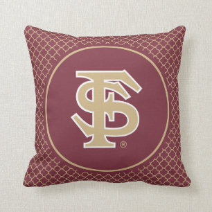 Florida State Baseball Throw Pillow