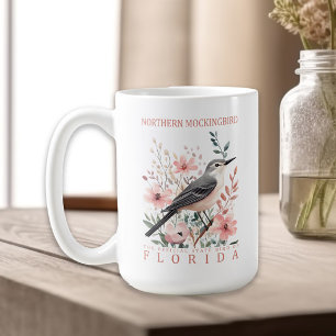 Florida State Bird Northern Mockingbird Coffee Mug