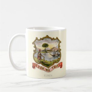 Florida state coat of arms (1876) coffee mug