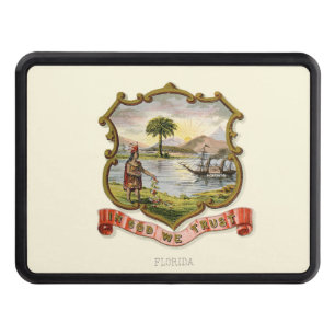 Florida state coat of arms (1876) hitch cover