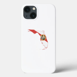 Florida State Flag and Map iPhone 13 Case