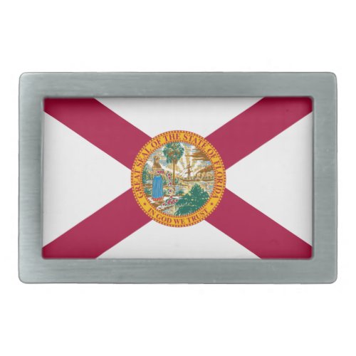 Florida State Flag Belt Buckle