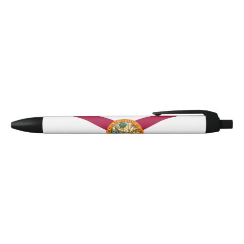 Florida State Flag Black Ink Pen