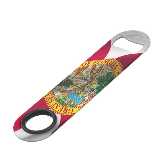 Florida State Flag Bottle Opener (Front Angled)