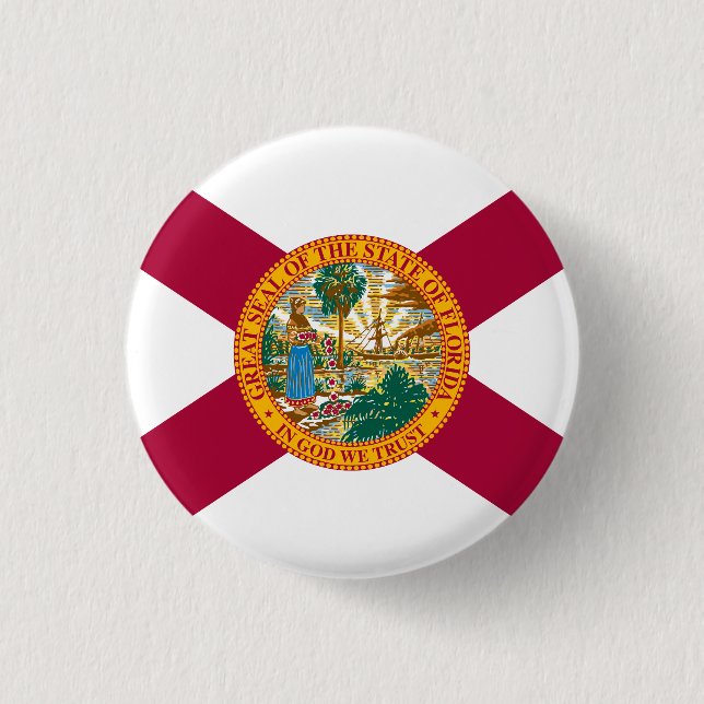 Florida State Flag Button (Front)