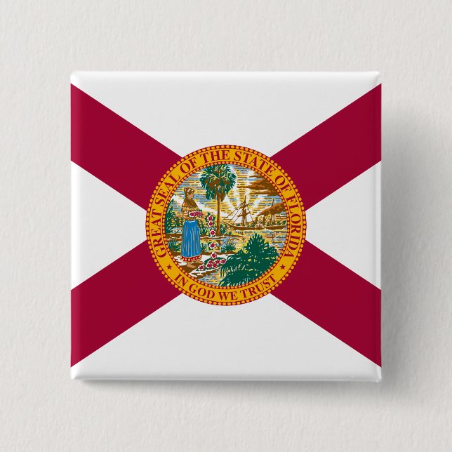 Florida State Flag Button (Front)
