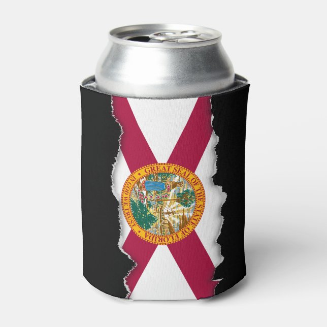 Florida State Flag Can Cooler (Can Front)