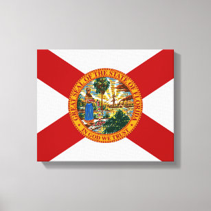 Florida State Flag Canvas Print