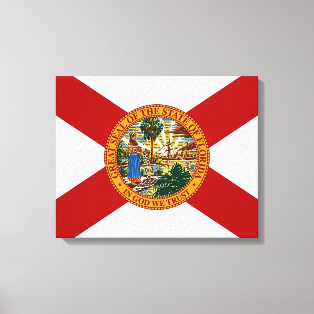 Florida State Flag Canvas Print (Front)