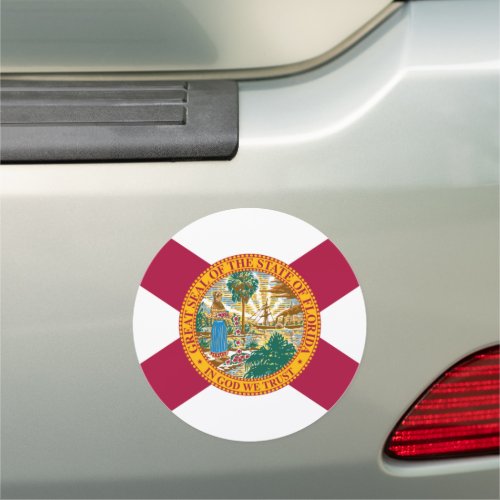 FLORIDA STATE FLAG CAR MAGNET