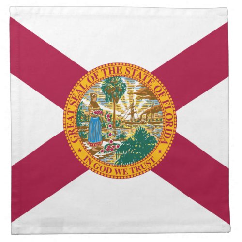 Florida State Flag Cloth Napkin