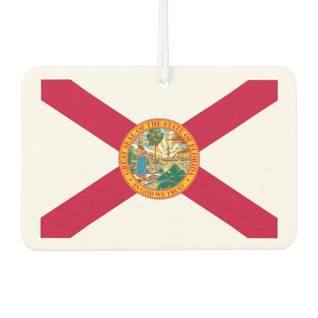 Florida State Flag Design Air Freshener (Front)