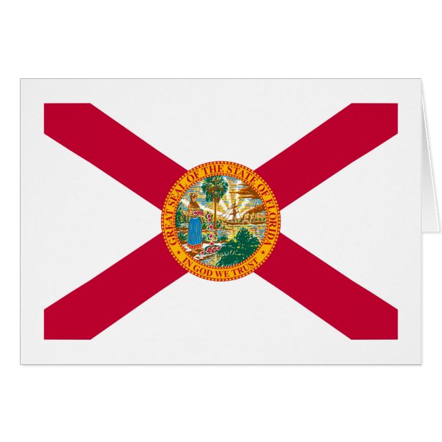 Florida State Flag Design Cards (Front Horizontal)