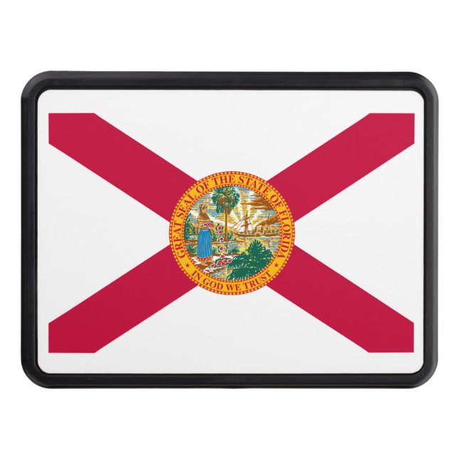 Florida State Flag Design Hitch Cover (Front)