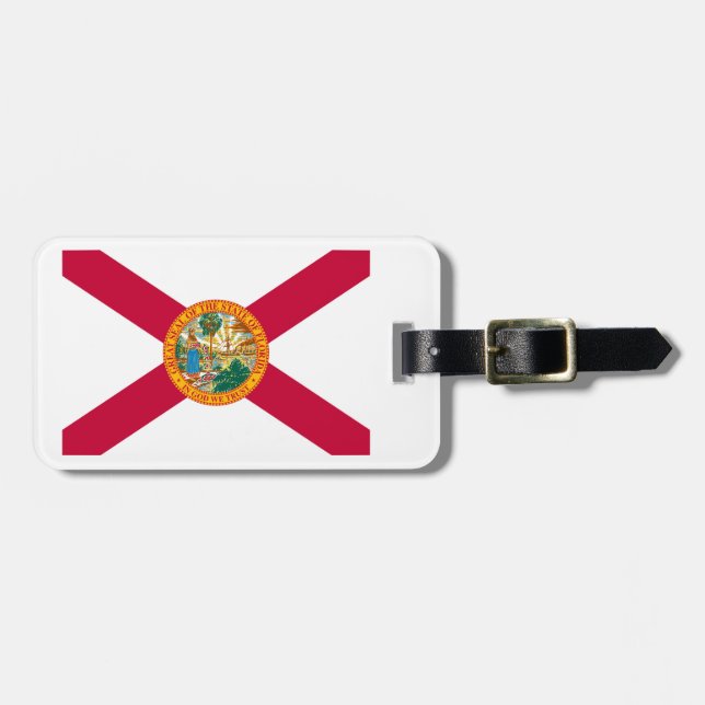 Florida State Flag Design Luggage Tag (Front Horizontal)