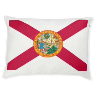 Florida State Flag Design Pet Bed