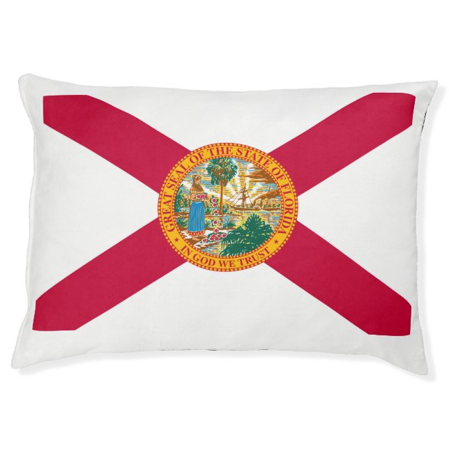 Florida State Flag Design Pet Bed (Front)
