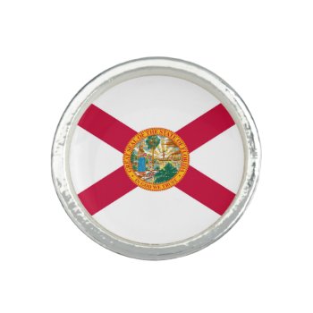 Florida State Flag Design Ring by AmericanStyle at Zazzle