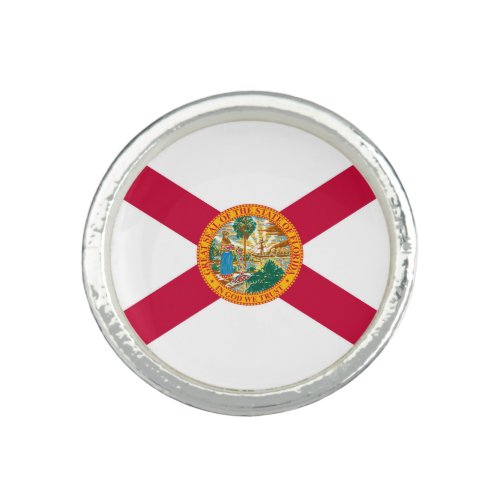 Florida State Flag Design Ring