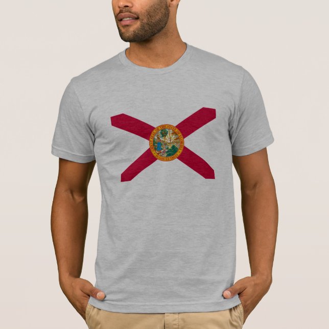 Florida State Flag Design T-Shirt (Front)