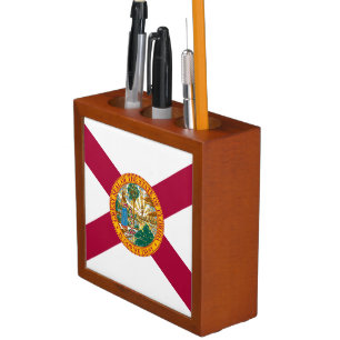 Florida State Flag Desk Organizer