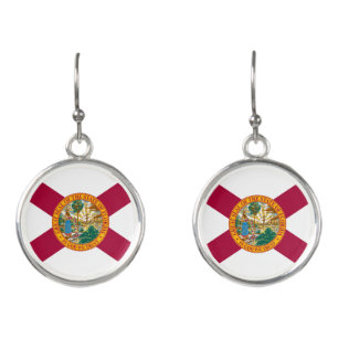 Florida State Flag Earrings