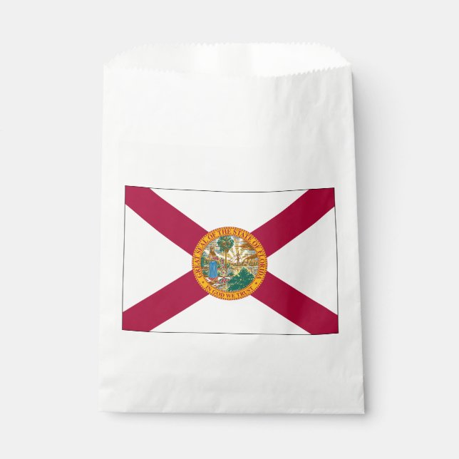 Florida State Flag Favor Bag (Front)