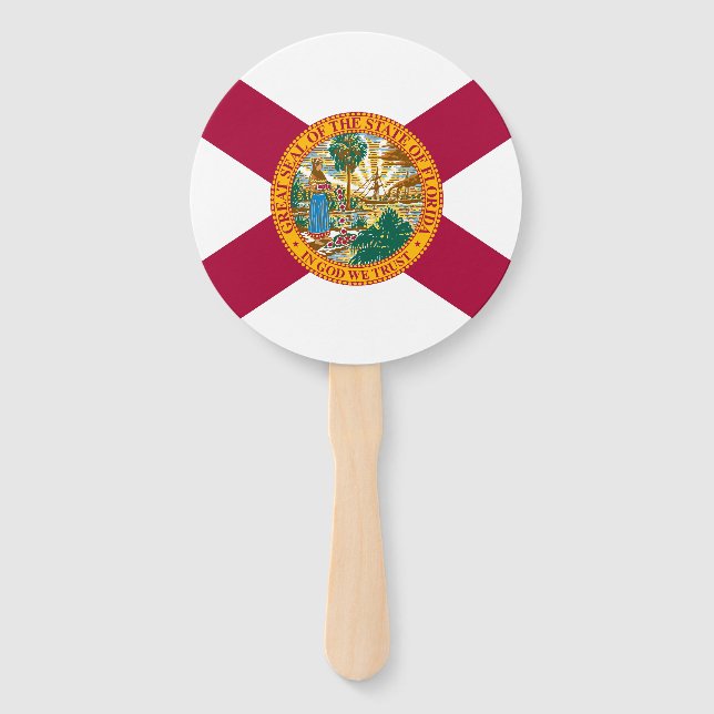 Florida State Flag Hand Fan (Front)