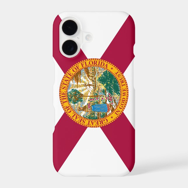 Florida State Flag Iphone Case (Back)