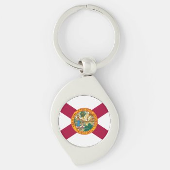 Florida State Flag Keychain by topdivertntrend at Zazzle