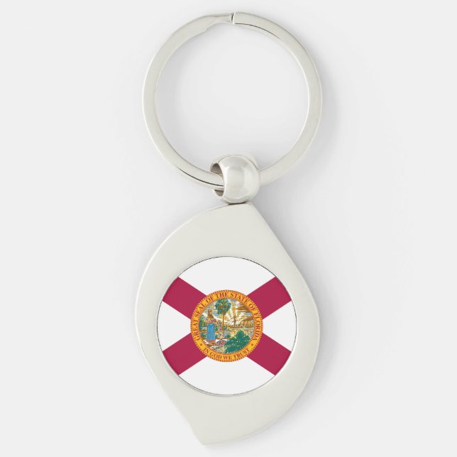 Florida State Flag Keychain (Front)