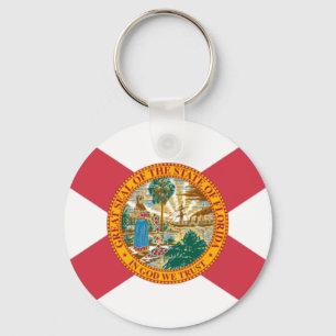 Florida state flag keychain