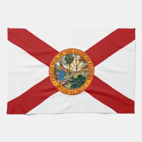 Florida State Flag Kitchen Towel
