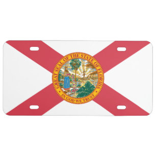 Florida State flag License Plate