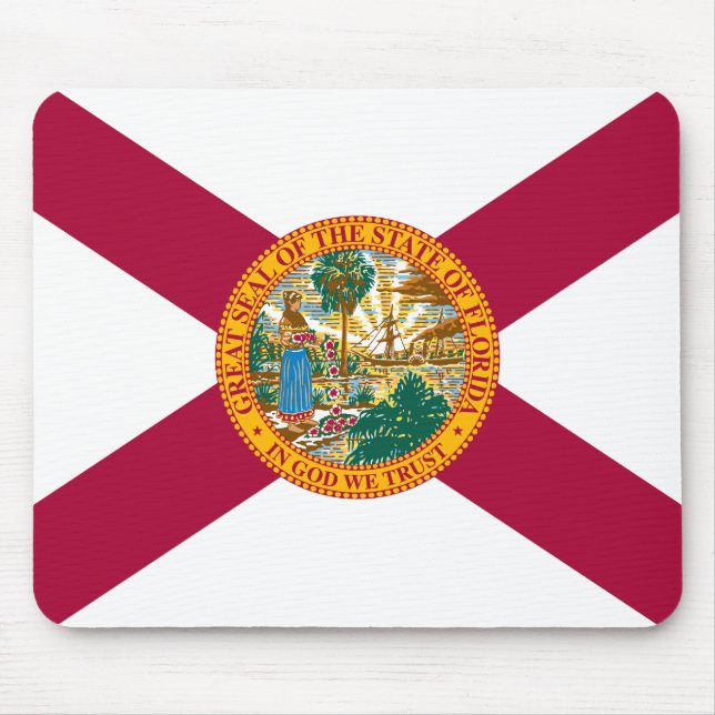 Florida State Flag Mouse Pad (Front)
