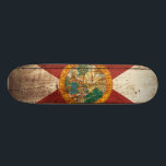 Florida State Flag on Old Wood Grain Skateboard Deck<br><div class="desc">Feel free to modify the design according to your own preferences. You may change the design location, orientation, background colors and size. Also, you may add your own text, or slogan set its font, location and size, all in order to create the ultimate personal gift for you and your loved...</div>