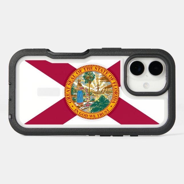 Florida State flag Otterbox iPhone Case (Back Horizontal)