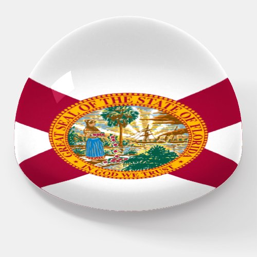 FLORIDA STATE FLAG PAPERWEIGHT