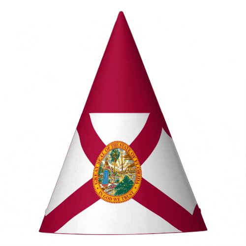 Florida State Flag Party Hat