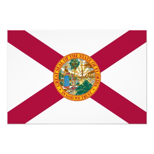 Florida State Flag Photo Print