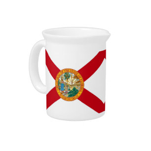 Florida State Flag Pitcher
