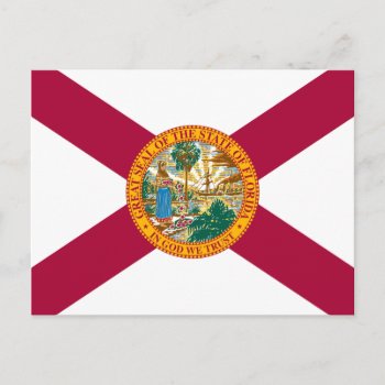 Florida State Flag.png Postcard by USA_Swagg at Zazzle