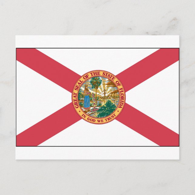 Florida State Flag Postcard (Front)