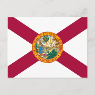 Florida State Flag Postcard