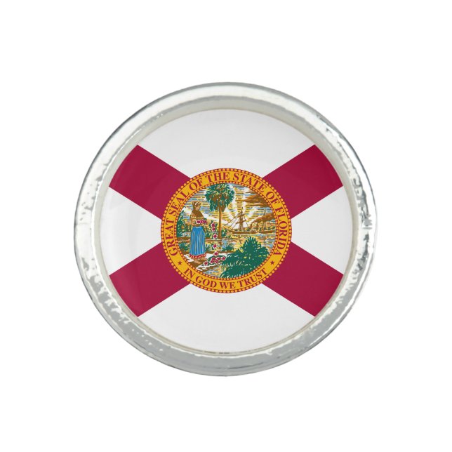 Florida State Flag Ring (Front)