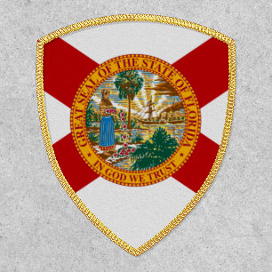 Florida State Flag Shield Patch