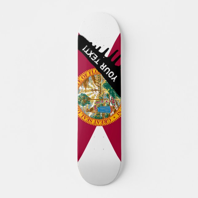 Florida State Flag Skateboard (Front)